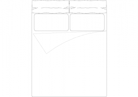 Armarios DWG - Habitación cama 15