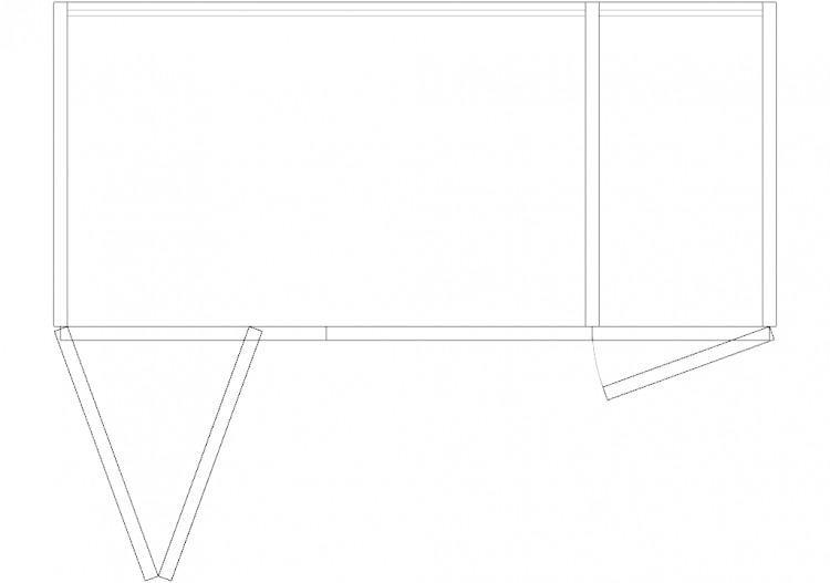 Wardrobes DWG - 书架组合01 - ACCA software