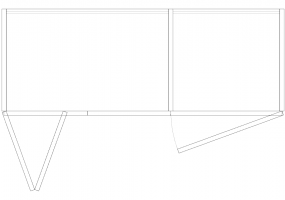 Armoires DWG - Bibliothèque composition 03