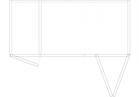 Armoires DWG - Bibliothèque composition 04