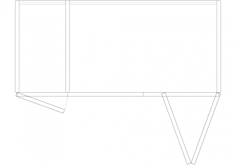 Armários DWG - Estante composta 04 - ACCA software