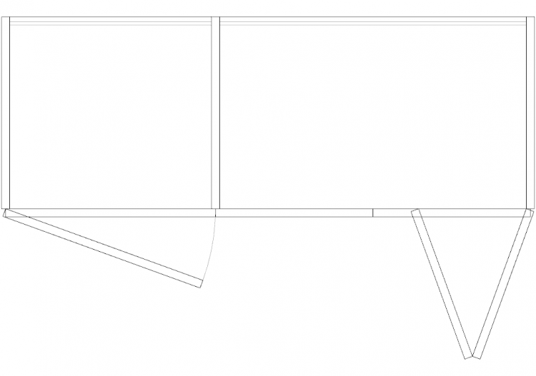 Wardrobes DWG - 书架组合06 - ACCA software