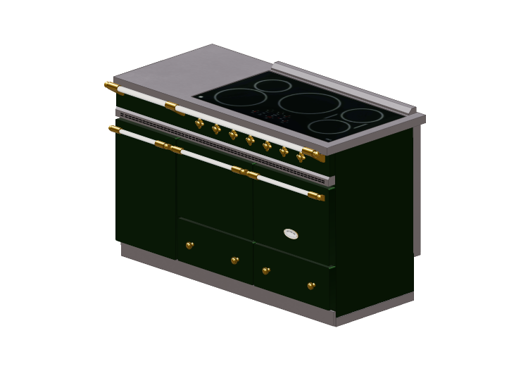 Cuisine 3D - Cuisine à induction - Lacanche - Cluny -... Cuisine 3D - Cuisine à induction - Lacanche - Cluny -...