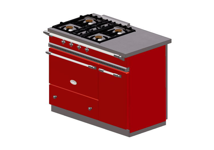 Cucine 3D - Cucina a gas - Lacanche - Chambertin Savigny -... Cucine 3D - Cucina a gas - Lacanche - Chambertin Savigny -...