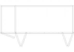 Armoires DWG - Bibliothèque composition 10