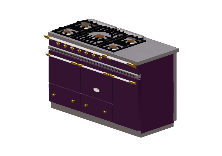 Cuisine 3D - Cuisine à gaz - Lacanche - Cluny - Lacanche Cuisine 3D - Cuisine à gaz - Lacanche - Cluny - Lacanche