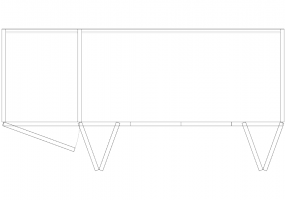 Armoires DWG - Bibliothèque composition 11
