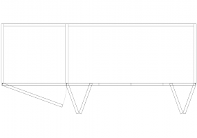 Armoires DWG - Bibliothèque composition 12