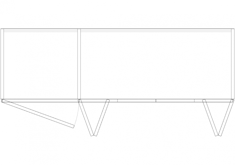 Wardrobes DWG - 书架组合12 - ACCA software