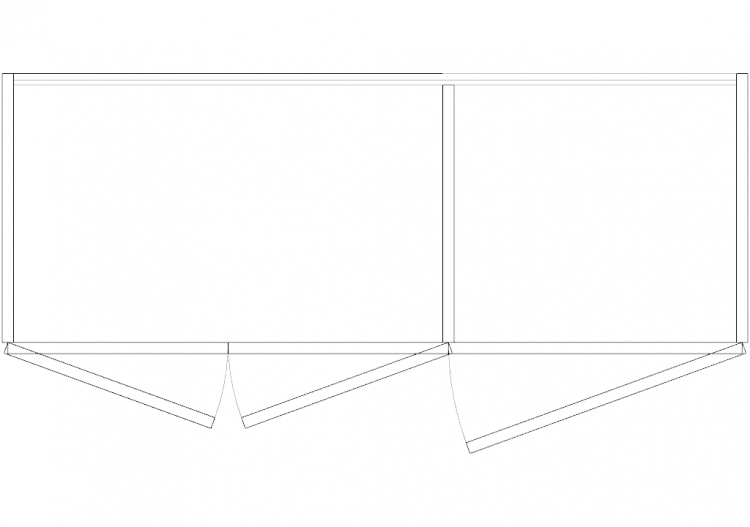 Wardrobes DWG - 床式桥架组合02 - ACCA software