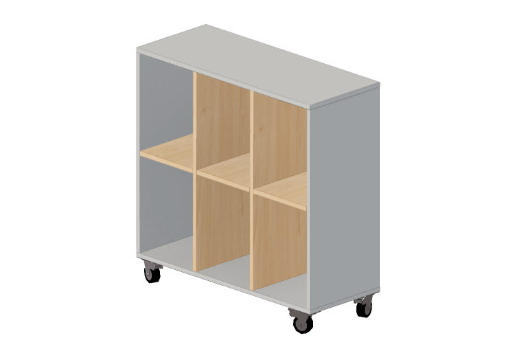 Bibliothèque 3D - Bibliothèque avec roulettes - Lekolar -... Bibliothèque 3D - Bibliothèque avec roulettes - Lekolar -...
