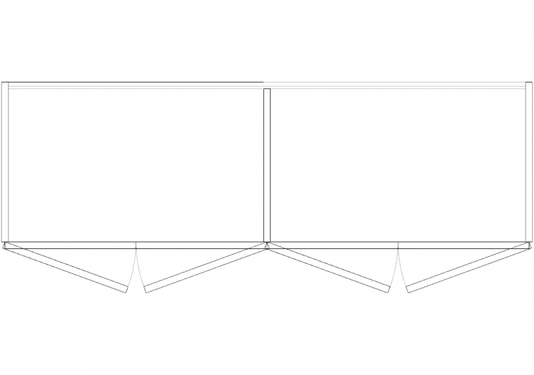 Wardrobes DWG - 床式桥架组合03 - ACCA software