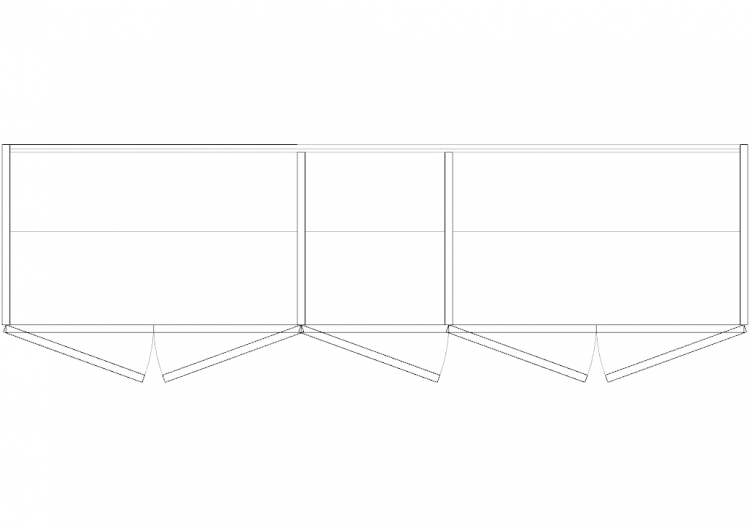 Wardrobes DWG - 床式桥架组合09 - ACCA software