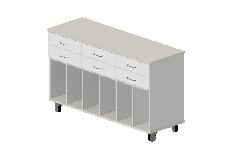 Armadi 3D - Cassettiera a sei cassetti - Lekolar - 80690 -... Armadi 3D - Cassettiera a sei cassetti - Lekolar - 80690 -...