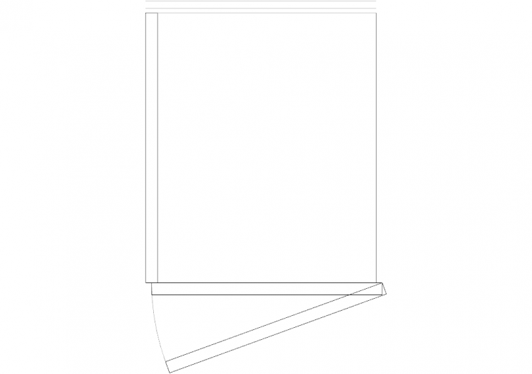 Wardrobes DWG - Single bridge 14 - ACCA software