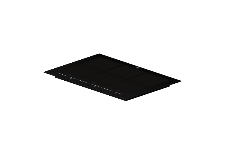 3D Electrical Appliances - Induction cooking hob with 6... 3D Electrical Appliances - Induction cooking hob with 6...