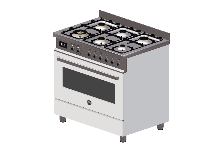 3D Electrical Appliances - Gas cooking top with 6 burners... 3D Electrical Appliances - Gas cooking top with 6 burners...