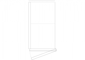 DWG Schränke - Einzel-Brücke 20