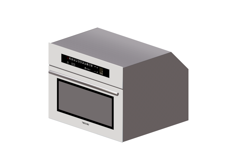 3D Electrical Appliances - Built-in oven - Tecno - SPEED... 3D Electrical Appliances - Built-in oven - Tecno - SPEED...