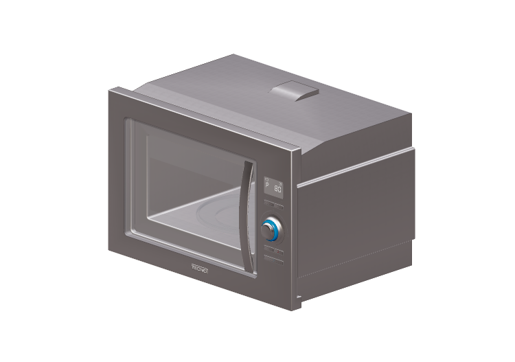 Eletrodomésticos 3D - Forno de embutir - Tecno - VELOX TM25... Eletrodomésticos 3D - Forno de embutir - Tecno - VELOX TM25...