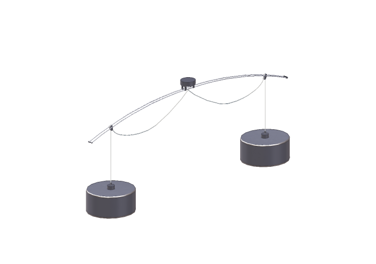 Lámpara colgante 3D - Lámpara 248x100cm – Lumina – Moove... Lámpara colgante 3D - Lámpara 248x100cm – Lumina – Moove...