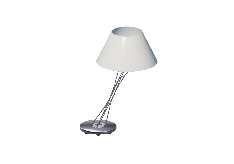 Lampada da tavolo 3D - Lampada 55cm – Lumina – Liz - LUMINA Lampada da tavolo 3D - Lampada 55cm – Lumina – Liz - LUMINA