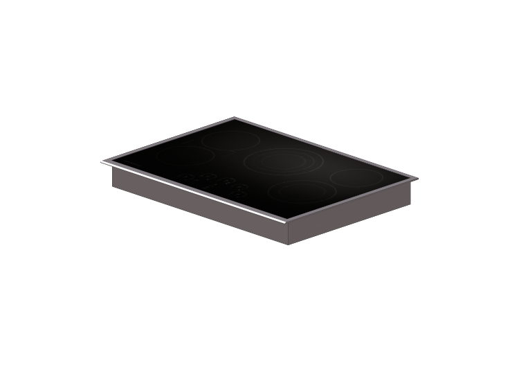 Elettrodomestici 3D - Piano cottura a induzione - Monogram... Elettrodomestici 3D - Piano cottura a induzione - Monogram...
