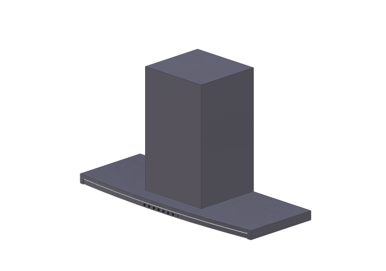3D Haushaltgeräte - Dunstabzugshaube – Monogram - ZV800SJSS... 3D Haushaltgeräte - Dunstabzugshaube – Monogram - ZV800SJSS...