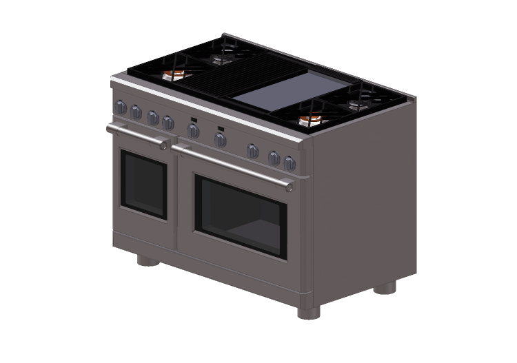 3D Electrical Appliances - Kitchen with Oven – Monogram -... 3D Electrical Appliances - Kitchen with Oven – Monogram -...