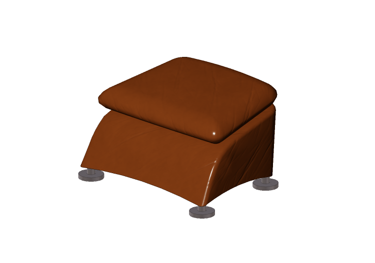 Chairs and Sofas 3D - Leather pouf - Montis - Loge - Montis Chairs and Sofas 3D - Leather pouf - Montis - Loge - Montis