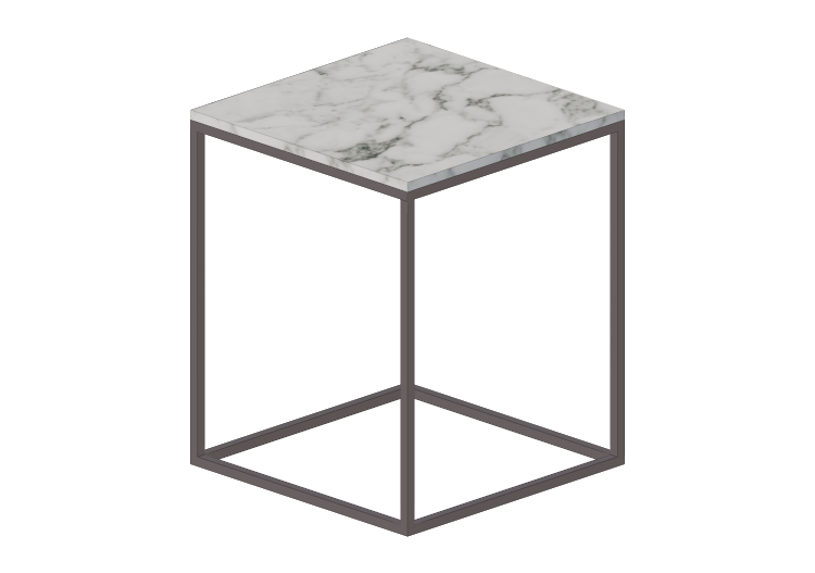 Tavoli 3D - Tavolino quadrato 45x45x55cm - Natuzzi -... Tavoli 3D - Tavolino quadrato 45x45x55cm - Natuzzi -...