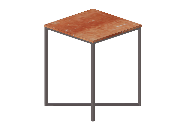 3D Tables - Square Table 40x40x50cm - Natuzzi - Titano -... 3D Tables - Square Table 40x40x50cm - Natuzzi - Titano -...