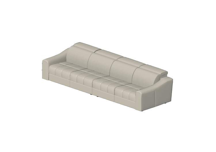 3D Sessel und Sofas - Ledersofa 3-Sitzer - Natuzzi - Attesa... 3D Sessel und Sofas - Ledersofa 3-Sitzer - Natuzzi - Attesa...