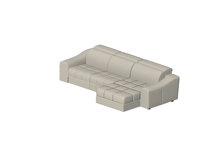 3D Sessel und Sofas - Ledersofa 3-Sitzer - Natuzzi - Attesa... 3D Sessel und Sofas - Ledersofa 3-Sitzer - Natuzzi - Attesa...