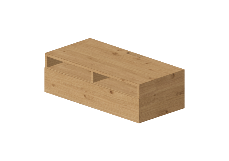 Pareti attrezzate 3D - Sistema componibile 124x38cm -... Pareti attrezzate 3D - Sistema componibile 124x38cm -...
