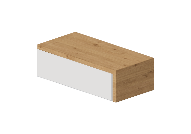 Pareti attrezzate 3D - Sistema componibile 124x38cm -... Pareti attrezzate 3D - Sistema componibile 124x38cm -...