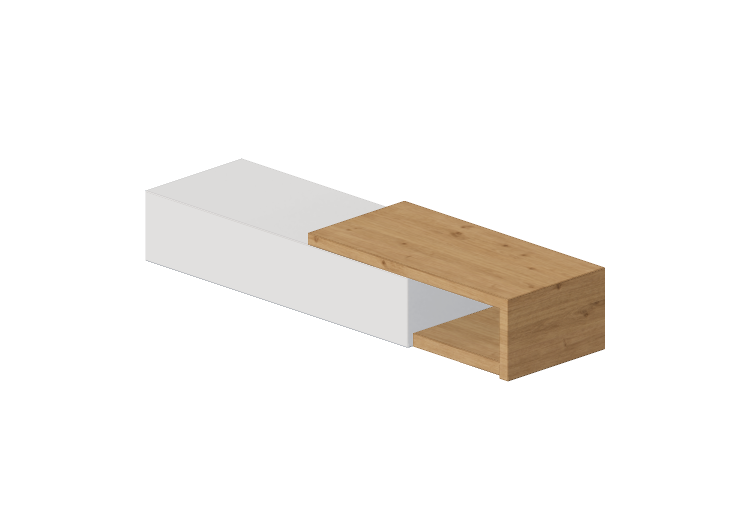 3D TV Rack - Modular system 224x38cm - Natuzzi - Novecento... 3D TV Rack - Modular system 224x38cm - Natuzzi - Novecento...