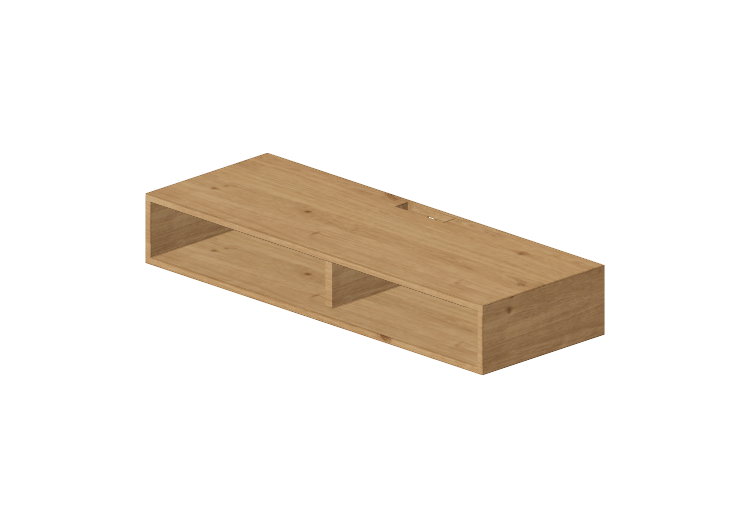 3D Wall Cabinet - Modular system 124x19cm - Natuzzi -... 3D Wall Cabinet - Modular system 124x19cm - Natuzzi -...