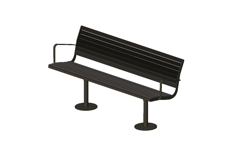 Bancos y Macetas 3D - Banco de madera - Nola - Parco Backed... Bancos y Macetas 3D - Banco de madera - Nola - Parco Backed...