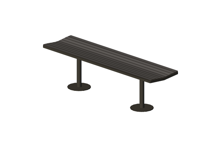 Bancs 3D - Banc en bois - Nola - Parco Bench - Nola Bancs 3D - Banc en bois - Nola - Parco Bench - Nola