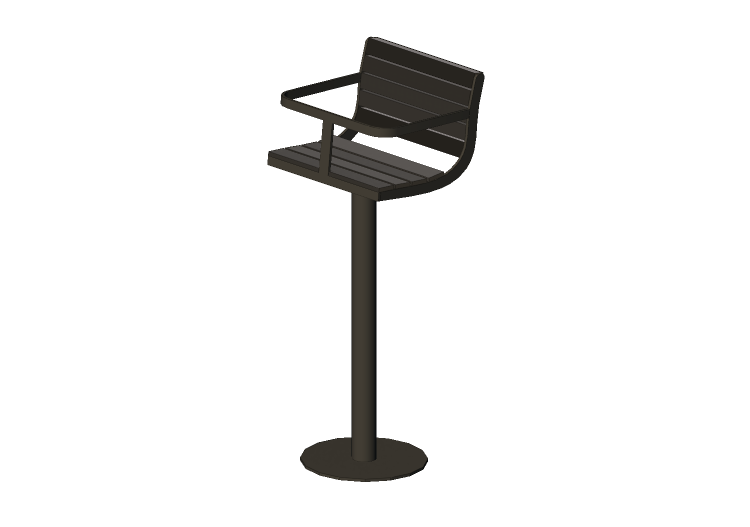 Benches and Planters 3D - Wooden chair - Nola - Parco Child... Benches and Planters 3D - Wooden chair - Nola - Parco Child...