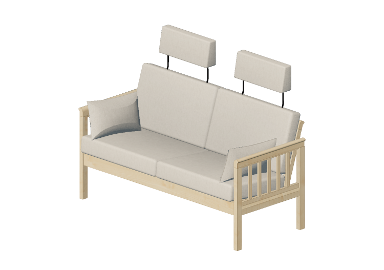 Divans 3D - Canapé en tissu - Nordic Care - Rib 572-1 -... Divans 3D - Canapé en tissu - Nordic Care - Rib 572-1 -...