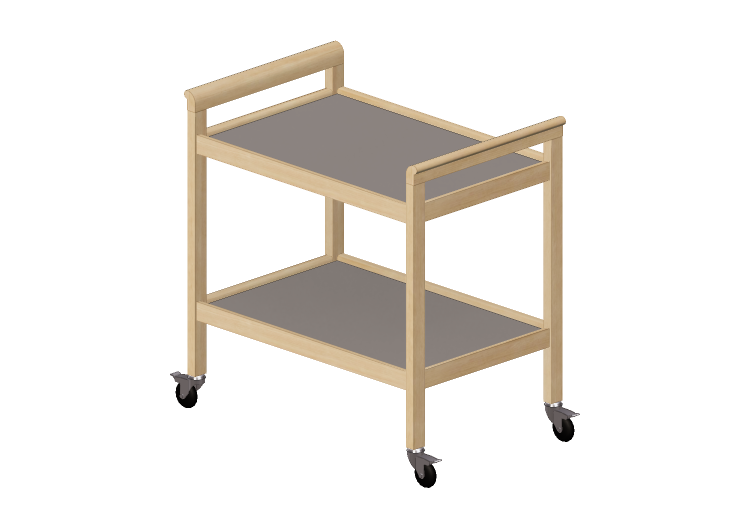 Accesorios 3D - Carrito de madera - Nordic Care - Ruter 275... Accesorios 3D - Carrito de madera - Nordic Care - Ruter 275...
