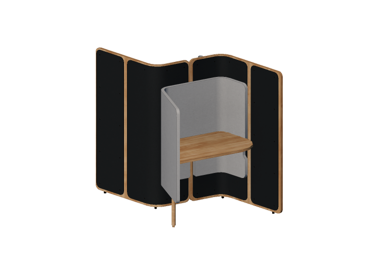 Scrivanie 3D - Cabina con scrivania per ufficio - Orangebox... Scrivanie 3D - Cabina con scrivania per ufficio - Orangebox...