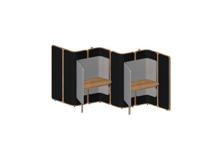 Scrivanie 3D - Cabina con scrivania per ufficio - Orangebox... Scrivanie 3D - Cabina con scrivania per ufficio - Orangebox...