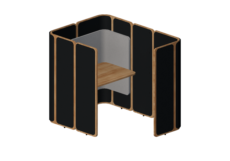 Escritorios 3D - Cabina con escritorio - Orangebox –... Escritorios 3D - Cabina con escritorio - Orangebox –...