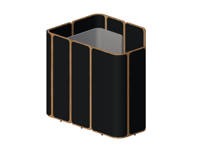 Bureaux 3D - Cabine avec bureau - Orangebox – Coppice -... Bureaux 3D - Cabine avec bureau - Orangebox – Coppice -...