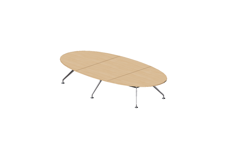 3D Tables - Oval Table - Orangebox - LOV-20-40 - Orangebox 3D Tables - Oval Table - Orangebox - LOV-20-40 - Orangebox
