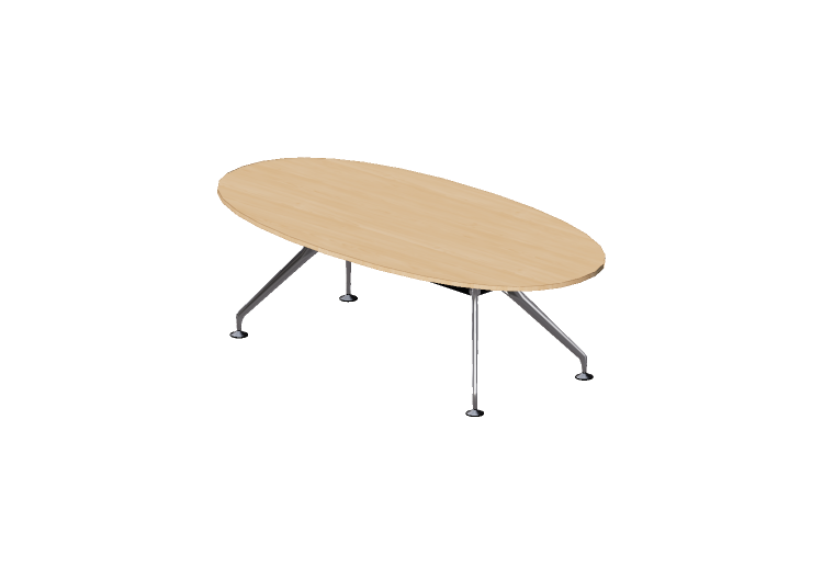 Tables 3D - Table ovale - Orangebox - LOV-12-24 - Orangebox Tables 3D - Table ovale - Orangebox - LOV-12-24 - Orangebox