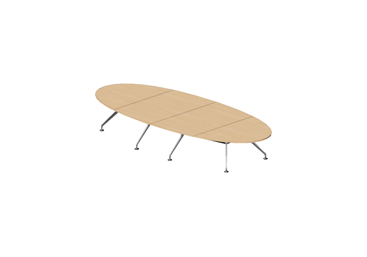 Mesas 3D - Mesa oval - Orangebox - LOV-20-48 - Orangebox Mesas 3D - Mesa oval - Orangebox - LOV-20-48 - Orangebox